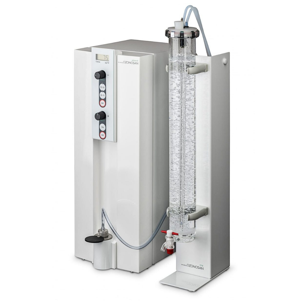 Ozongenerator OZONOSAN photonik für präzise Ozontherapie in der Praxis – kompaktes Tischgerät mit photometrischer Messung und vielseitigen Anwendungsmöglichkeiten